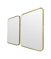 Mid century mirrors 1950s Italian brass framed