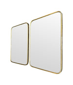 Mid century mirrors 1950s Italian brass framed