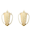 A wonderful pair of 1950s Murano glass and brass wall sconces by Barovier and Toso