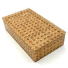 Mid century woven rattan boxes Gabriella Crespi Style Italian 1970s Lucite