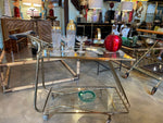 Mid Century Italian brass bar trolley 1950s