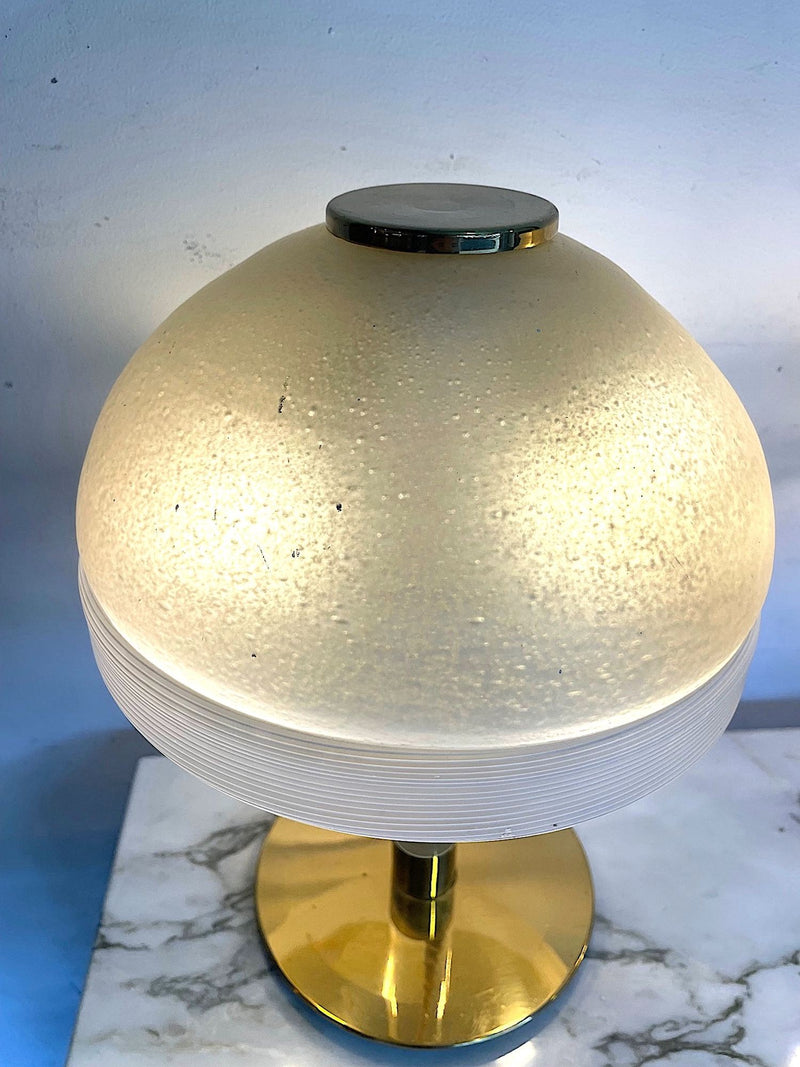 Vintage table lamps - Mid century lamps -vintage murano lamps - Vintage lamps - glass dome table lamps - Ed Butcher Antiques - Antique Shop London