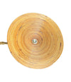 1970S ITALIAN BAMBOO CIRCULAR PENDANT LIGHT IN THE STYLE OF GABRIELLA CRESPI