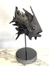 Brutalist Metal Fish Sculpture - Italian - 1970s - Ed Butcher Antique Shop London