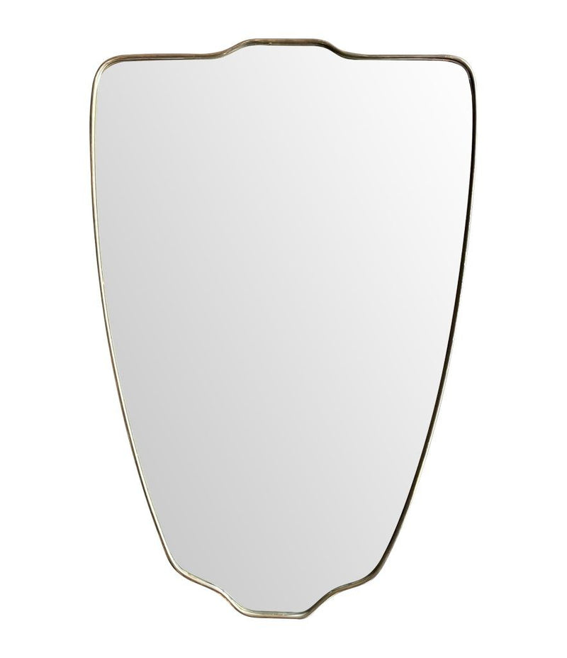 1950s Italian Shield Mirror - Mid Century Mirrors - Ed Butcher Antiques