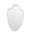 Mid Century Mirror - Italian Shield Mirror - 1950s -  Ed Butcher Antique Shop London