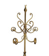 Ornate 1950's Style Italian Gilt Wrought Iron Coat Stand in the manner of Hans Kogl - Mid Century Furniture - Ed Butcher Antique Shop London
