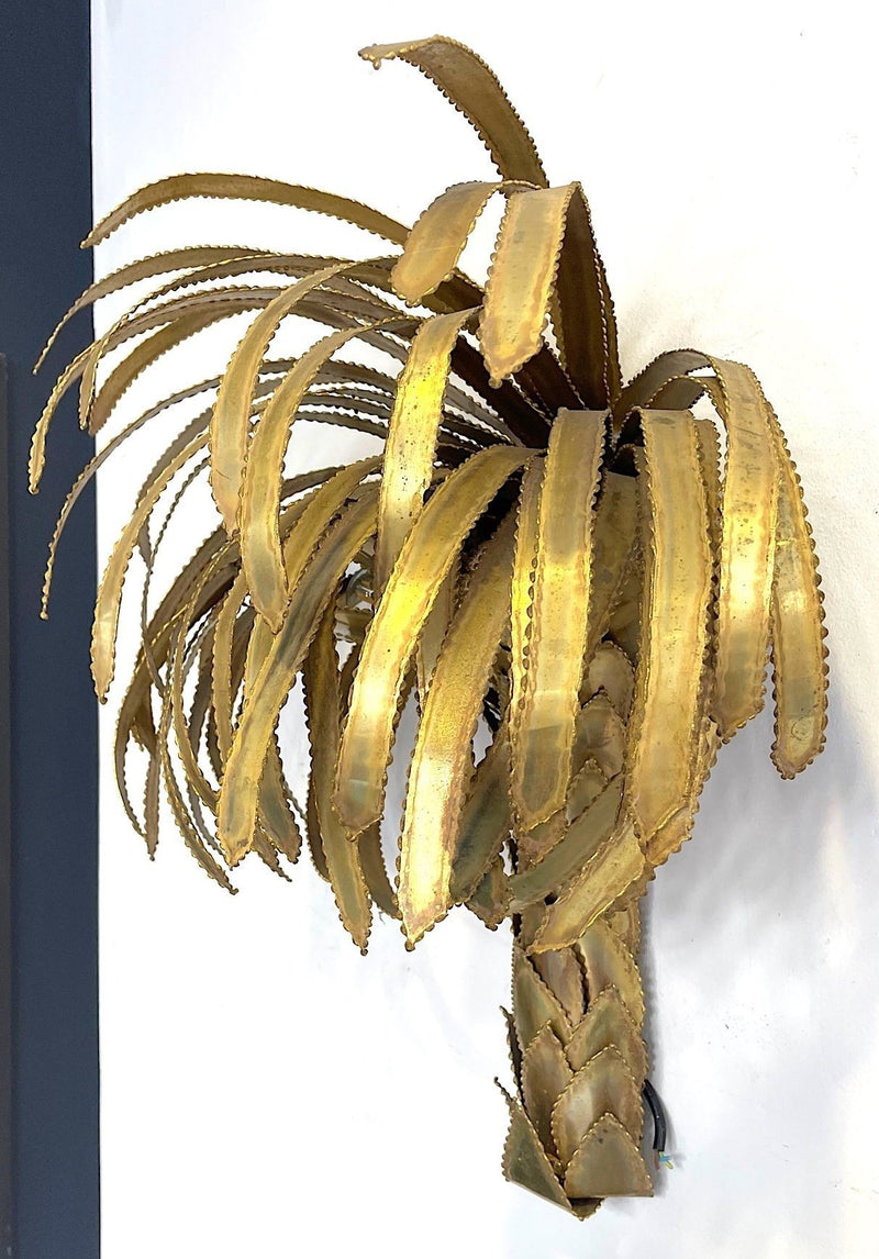 Mid Century Lighting - Maison Jansen - Palm Tree Light - Wall Light - 1970s - Ed Butcher Antique Shop London