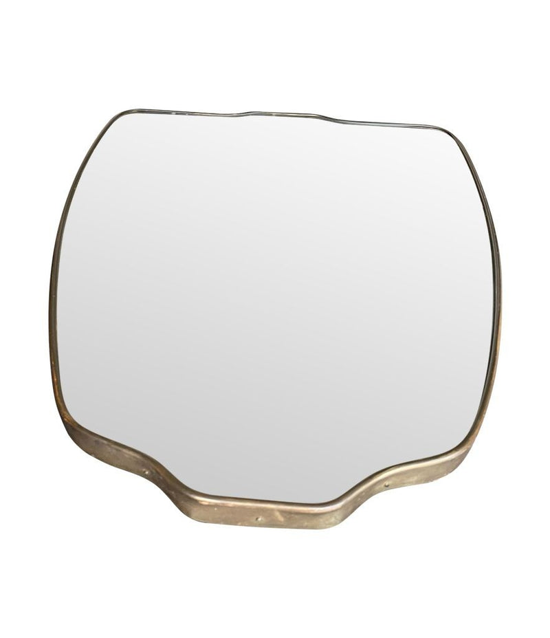 1950s Italian Shield Mirror - Mid Century Mirrors - Ed Butcher Antiques