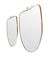 Pair 1960s Italian Shield Mirrors - Mid Century Mirrors - Ed Butcher Antiques