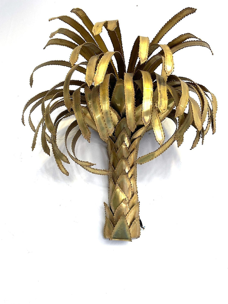 Mid Century Lighting - Maison Jansen - Palm Tree Light - Wall Light - 1970s - Ed Butcher Antique Shop London