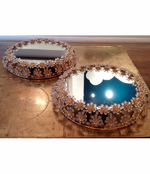 A PAIR OF PALWA MIRRORS