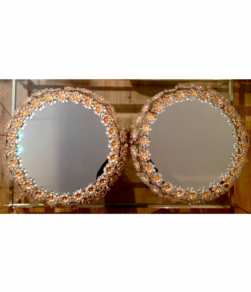 A PAIR OF PALWA MIRRORS