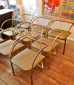 A SET OF MAISON JANSEN STYLE CHAIRS