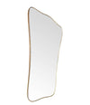 A LARGE FULL LENGTH ORIGNAL ITALIAN SHIELD MIRROR IN THE GIO PONTI STYLE