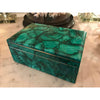 ART DECO MALACHITE JEWELRY BOX