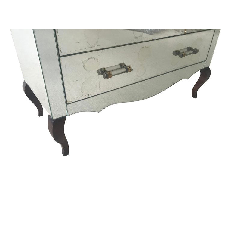 ART DECO MIRRORED CHEST OF DRAWERS