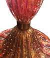 BEAUTIFUL BAROVIER AND TOSA RUBY COLOURED GLASS LAMP