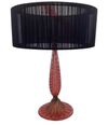 BEAUTIFUL BAROVIER AND TOSA RUBY COLOURED GLASS LAMP