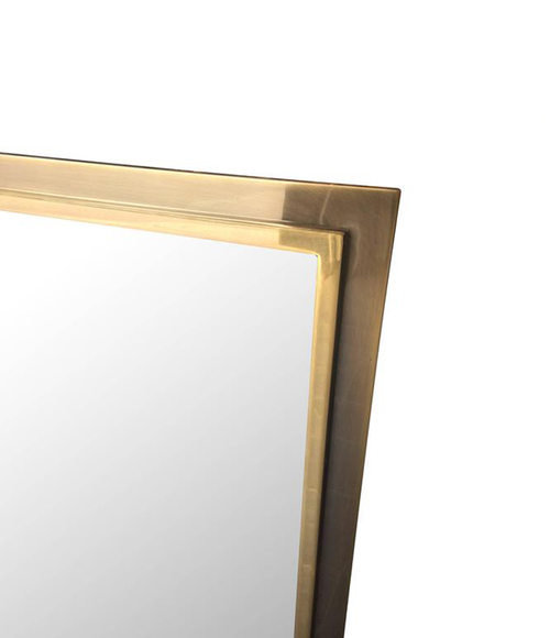 BELGO CHROME BRASS MIRROR