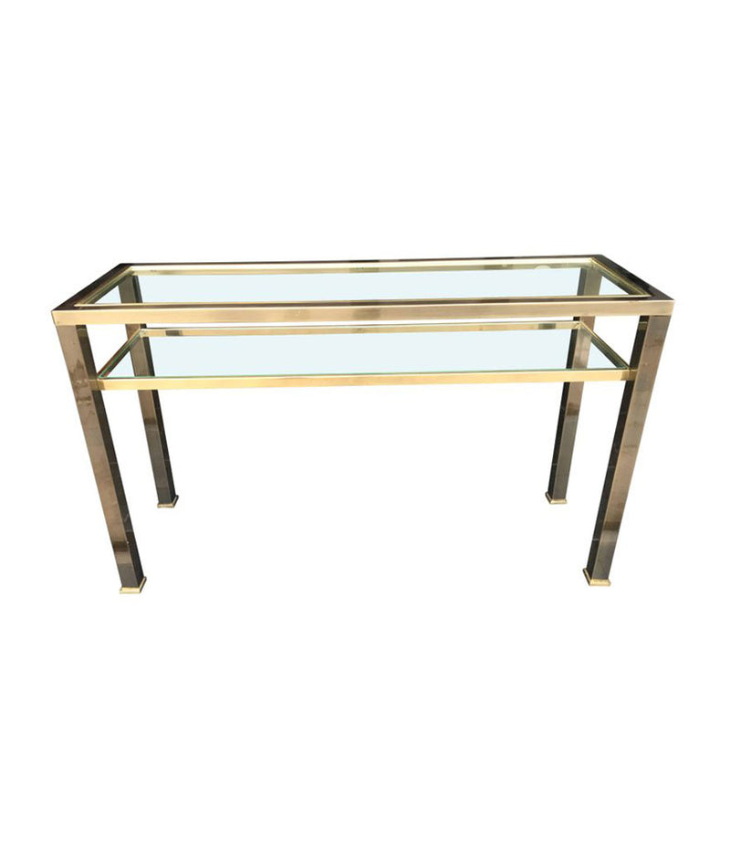 BELGO CHROME CONSOLE TABLE