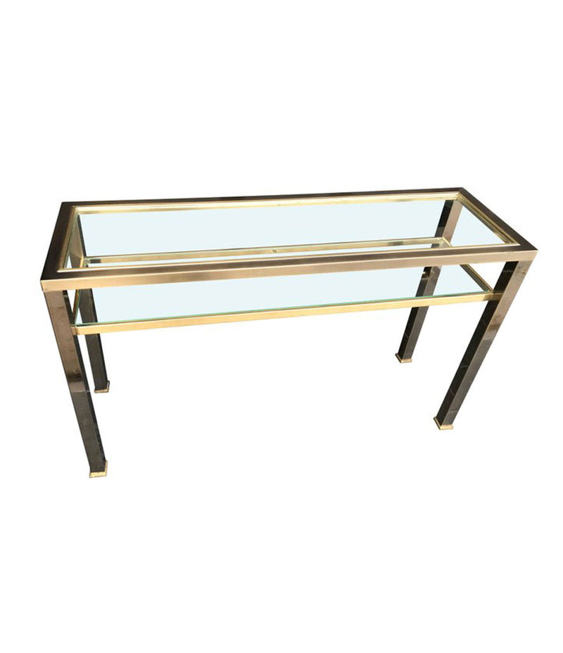 BELGO CHROME CONSOLE TABLE