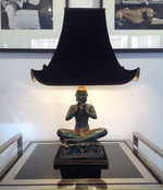 A Maison Jansen Buddha lamp