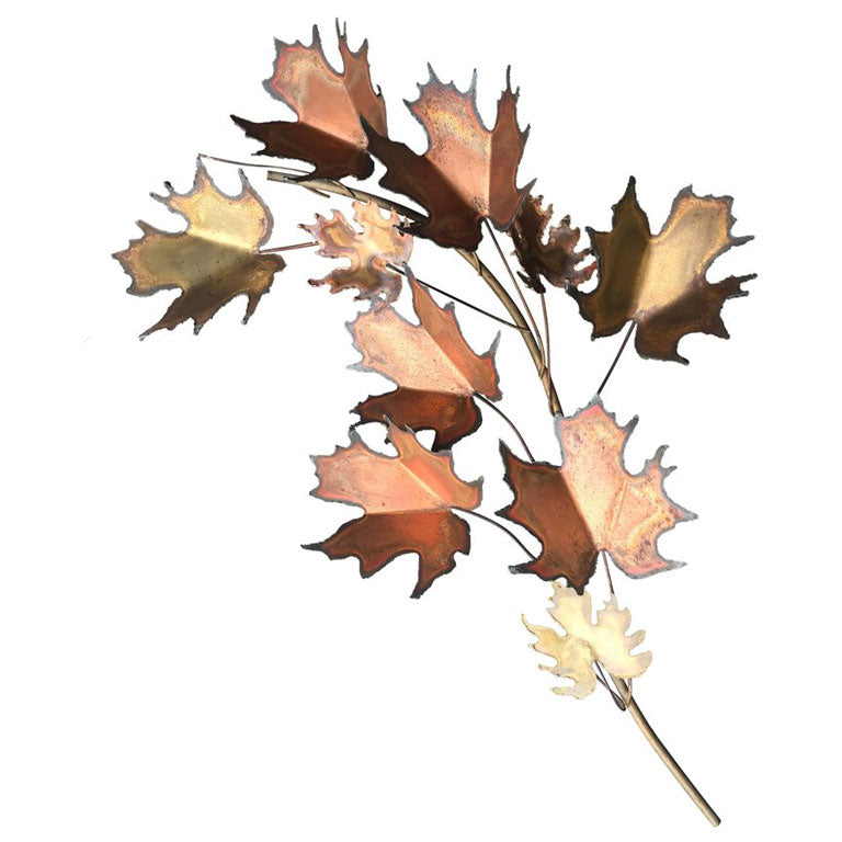 CURTIS JERE MAPLE LEAF WALL SCULPTURE