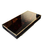 ERIC MAVILLE FAUX TORTOISESHELL COFFEE TABLE