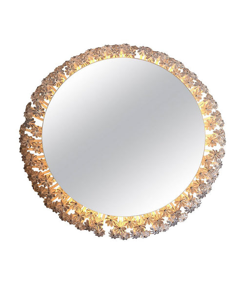 EMIL STEJNAR CIRCULAR BACKLIT FLOWER MIRROR