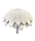 FANTASTIC LARGE 1970S ITALIAN WHITE CERAMIC PALM TREE FLOOR LAMP