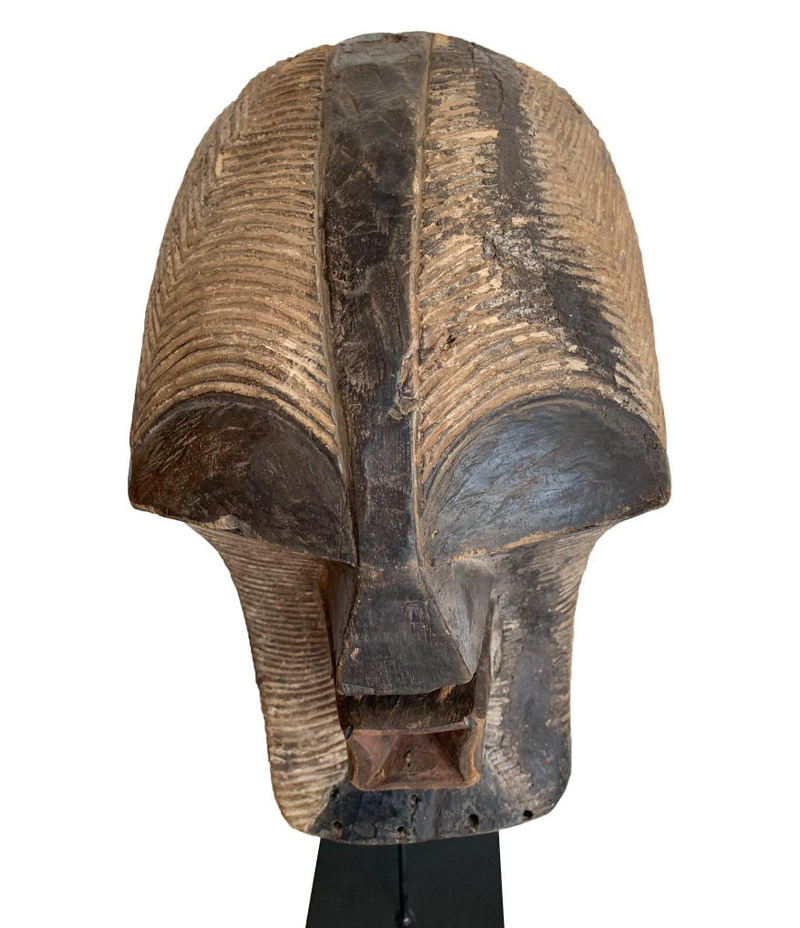 FEMALE SONGYE KIFWEBE HAND CARVED CEREMONIAL MASK