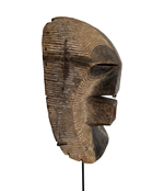 FEMALE SONGYE KIFWEBE HAND CARVED CEREMONIAL MASK