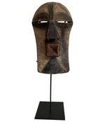 FEMALE SONGYE KIFWEBE HAND CARVED CEREMONIAL MASK