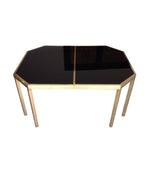 GUY LEFEVRE BRASS EXTENDABLE DINING TABLE FOR MAISON JANSEN