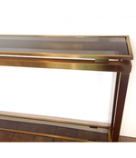 Guy Leferve brass console table 1970s