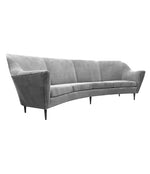 ICO PARISI CURVED FOUR-SEAT SOFA