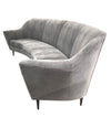 ICO PARISI CURVED FOUR-SEAT SOFA