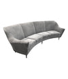 ICO PARISI CURVED FOUR-SEAT SOFA