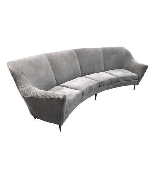 ICO PARISI CURVED FOUR-SEAT SOFA