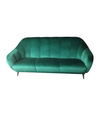 ITALIAN EMERALD GREEN VELVET SOFA