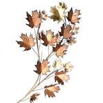 LARGE CURTIS JERE MAPLE LEAF WALL SCULPTURE