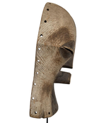 LARGE FEMALE SONGYE KIFWEBE CARVED CEREMONIAL WOODEN MASK