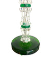 LARGE PAIR OF GREEN ORREFORS GLASS LAMPS