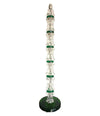 LARGE PAIR OF GREEN ORREFORS GLASS LAMPS