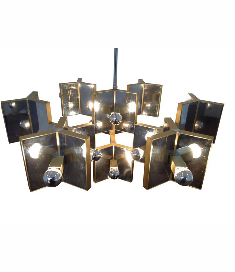 LARGE SCIOLARI TWENTY-ONE-LIGHT CHANDELIER