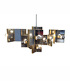 LARGE SCIOLARI TWENTY-ONE-LIGHT CHANDELIER