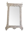 LARGE STUNNING 19TH CENTURY SYRIAN MIRROR WITH MOTHER OF PEARL INLAY