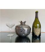 LOVELY 1970S MAURO MANETTI POMEGRANATE ICE BUCKET