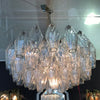 LARGE POLIEDRI CHANDELIER BY CARLO SCARPA FOR VENINI